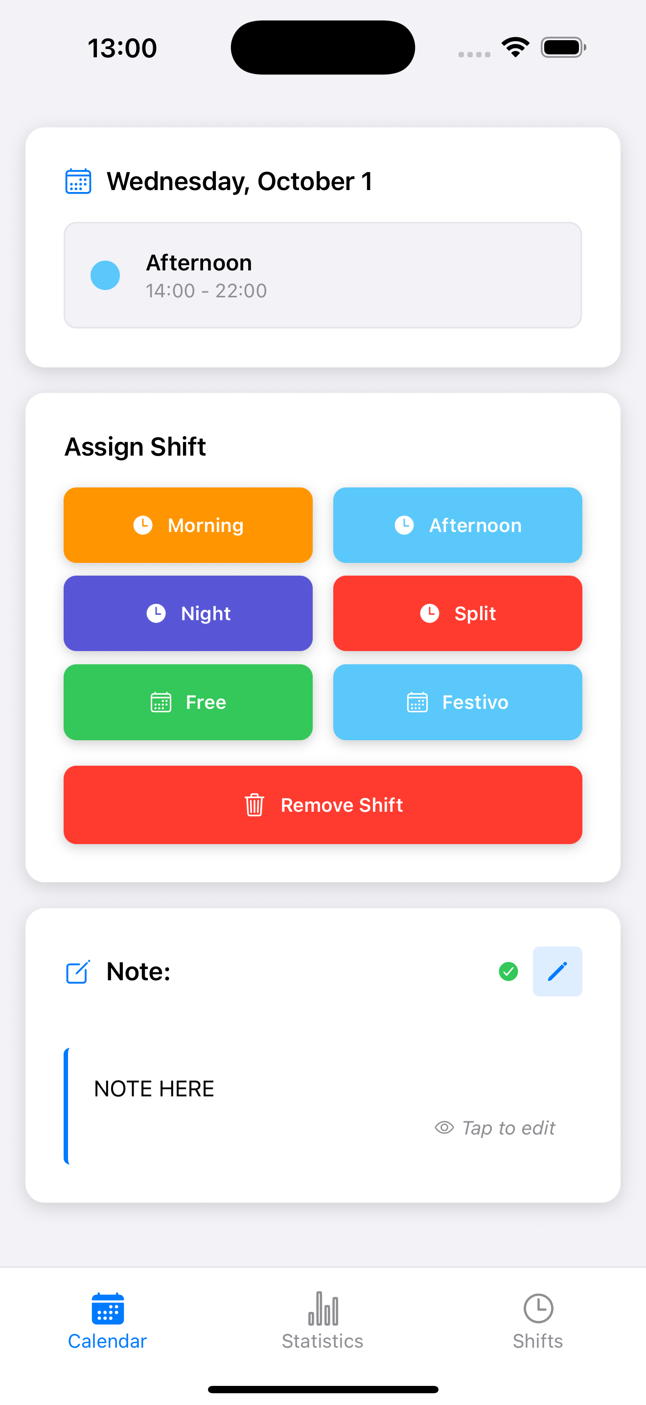 Farmalendar Notes - Sistema de notas y recordatorios para fechas importantes